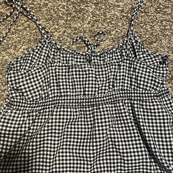 Plaid Flowy Tank top - Picture 4 of 5